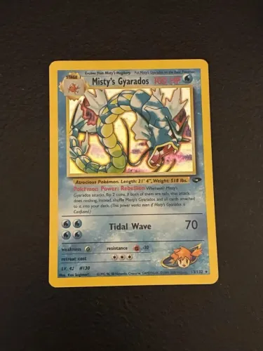 Carta Pokemon Gyarados da Misty (013/132) INGLÊS - NM
