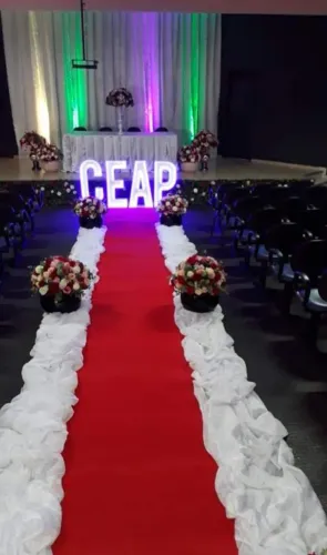 Acervo para decoração de festas e casamento, cortinas, vazos, móveis, iluminação...
