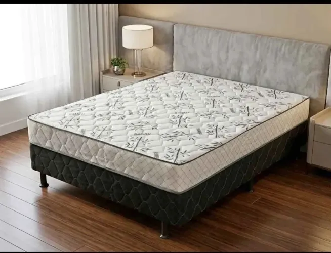 CAMA BOX MÔNACO CASAL ESPUMA D23