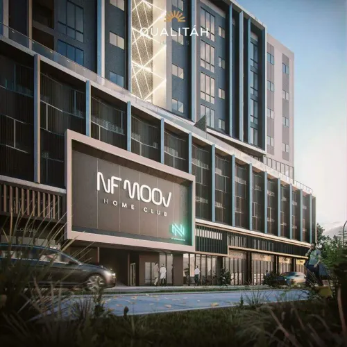 Apartamento com 1 suíte + 1 quarto no Ed. NF Moov Home Clube em Balneário Camboriú