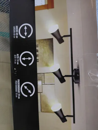 Lustre com 3 lampadas LED