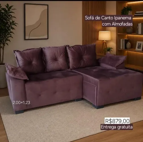 Sofá com alta qualidade e conforto para seu ambiente