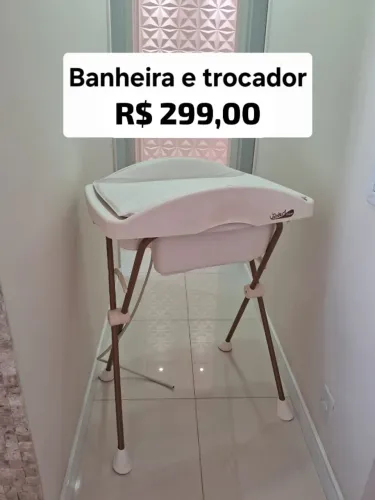 Banheira Burigotto com trocador para bebê