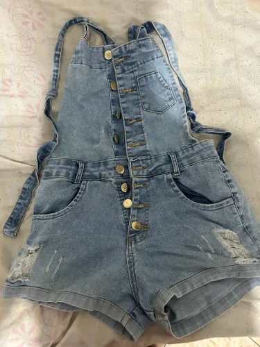 jardineira / macacão jeans 