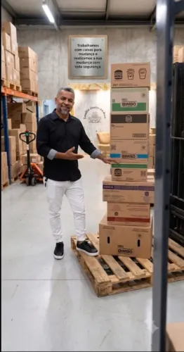 Caixa para mudança