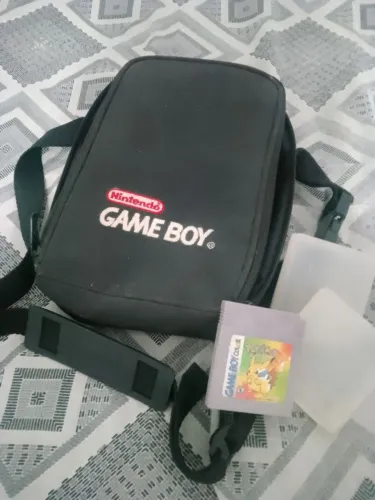 Bolsa original de game boy / color + fita pokemon de brinde