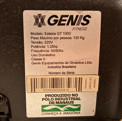 esteira gt 1000