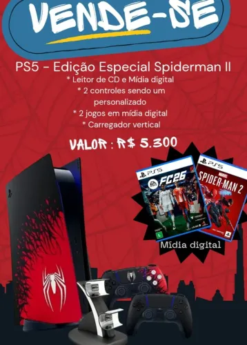 PS5 Edição Spider Man II