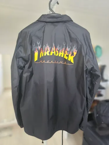 Jaqueta Trasher Mag BBQ Preta
