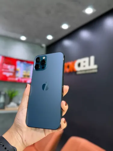IPhone 12 Pro Max 128GB Azul Seminovo Garantia Loja Física