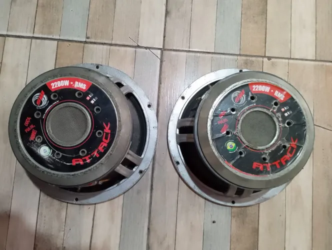 Par de alto falante 12 sw 2200 RMS