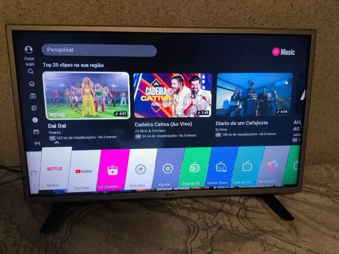 Vendo TV 32 Smart LG Wi-Fi,espelhamento Smartphones tudo funcionando