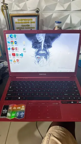 NOTEBOOK POSITIVO MOTION RED - PRONTO PARA USAR!