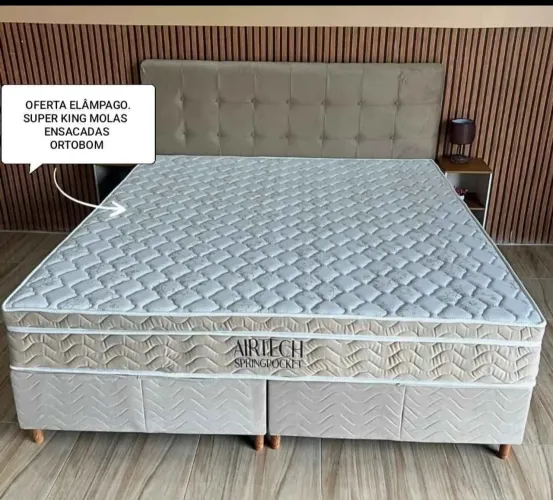 Cama super king molas ensacadas Ortobom
