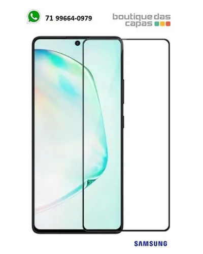 Película vidro 3d samsung Galaxy S10 Lite 2020 cobre toda a tela