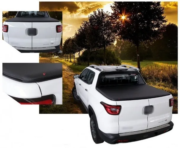 Capota Lona Marítima Fiat Toro Flashcover Force - Instalada