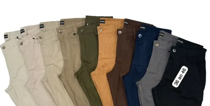 Calça Brim c/ Lycra 