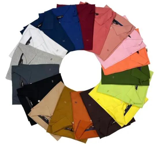 Polo Piquet Slim Masculina