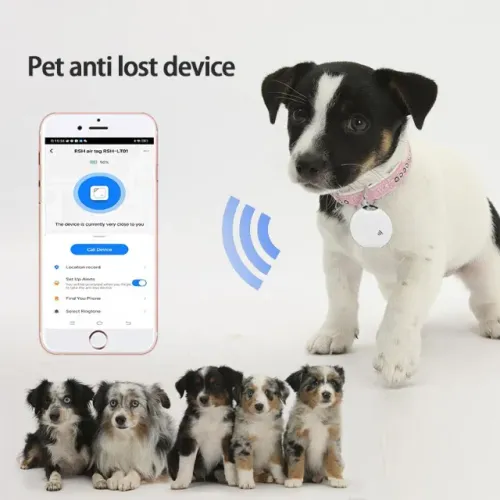 Rastreador gps portátil tuya bluetooth-compatível busca anti-perdido alarme 85db COD-AM540