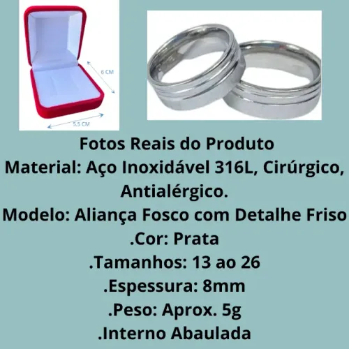 Par de Aliança para pedido de Namoro