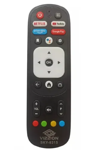Controle Remoto Para Smart Tv Vizzion Android Br58gua, Br32d