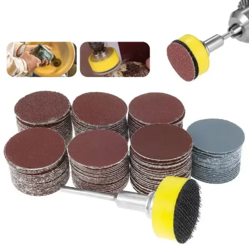 Jogo Mini Boina + Lixas para Uso em Microretífica Dremel Furadeira - Kit com 142pcs