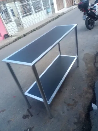 mesa para academia, para colocar pesos - fabricamos em qualquer tamanho
