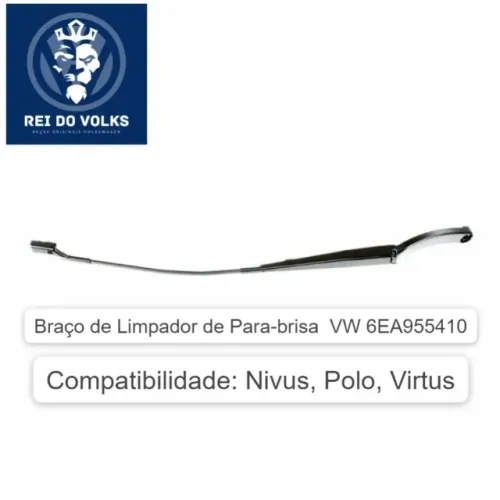 Braço do limpador de para Brisa para Virtus, Nivus, Polo 2017 a 2024