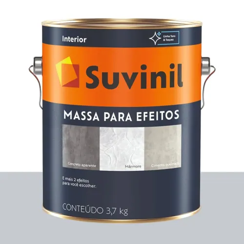 Massa para Efeito Mármore Suvinil Chuva de Prata 2,88 L