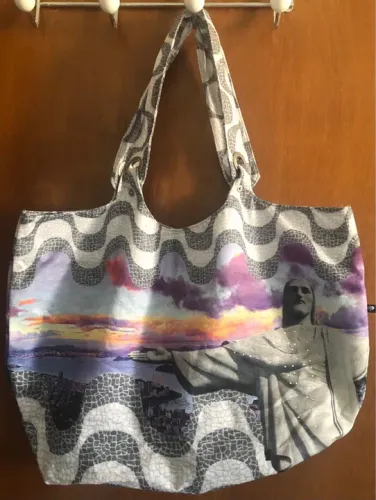 Bolsa estampada do RJ