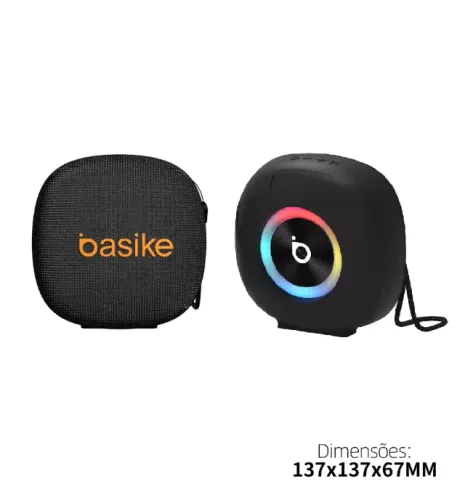 CAIXA DE SOM BLUETOOTH 30W A PROVA D´AGUA IP6 BASIKE BA-RAD057