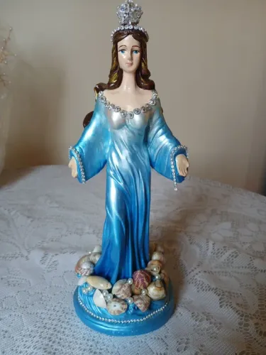 Imagem em Gesso Iemanjá 