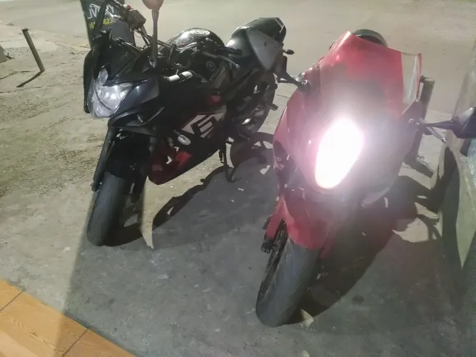 Venda ou troca,Comer GTR 250 vermelho com detalhes estético, e funcionando e com Upgrade..