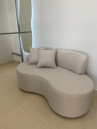 Sofá para recepção/ sofá curvo/ sofá orgânico/ sofá feijão(preço e passado por metragem 