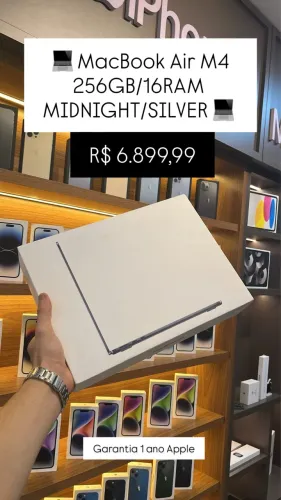MacBook Air M4 256GB/16RAM Silver