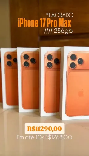 IPHONE 17 PRO MAX 256GB *LARANJA