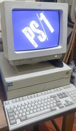 Computador IBM 486 PS/1 K74 1993 Completo Funcionando Raridade
