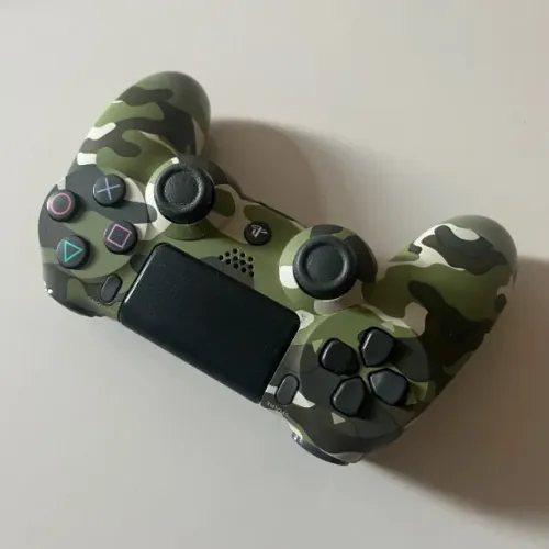 Controle PS4 - Dualshock 4 Green Camouflage