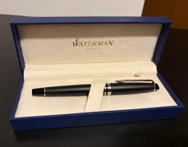 Caneta Tinteiro Waterman Expert Iii Negro Fosco Ct S0951860