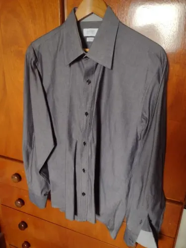 camisa social Garbo slim fit fio 50 5/44, camisa Garbo slim fit 5, camisa Garbo slim fit44