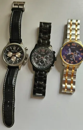 Relógios Guess e Náutica Masculino - Original