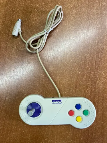 Gravis Gamepad  / joystick - item de colecionador (1992) 1º controle compatível com IBM-PC