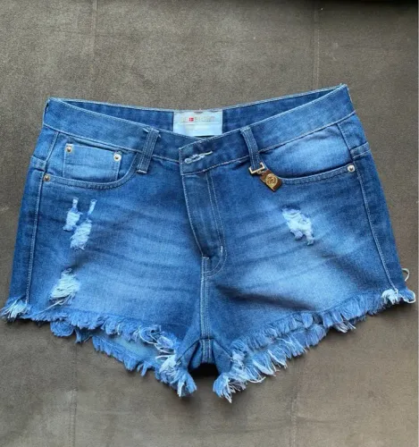 Short Jeans Be Eight Desfiado - Tamanho 38/40