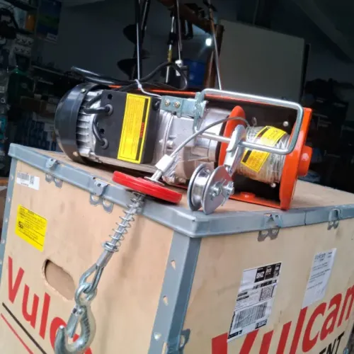 GUINCHO ELETRICO 1100 WATTS 300/600 KG 220 VOLTS VTE600-2 CABO 12 METROS VULCAN-TRENT