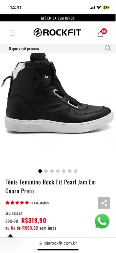 Tênis rockfit