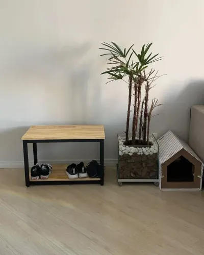  Sapateira 70x30x47 industrial móvel 