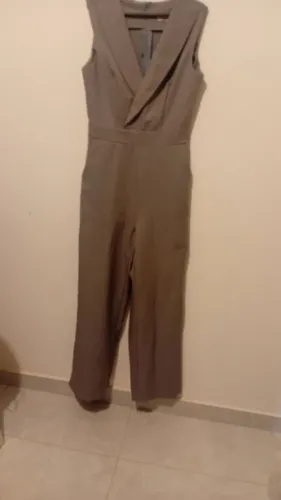 Macacão alfaiataria Feminino Elegante Sem Mangas