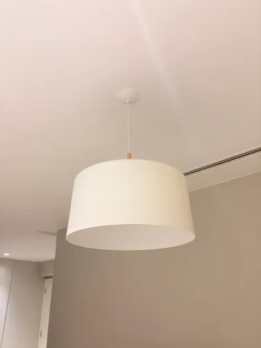 Pendente luminária medida diâmetro 50cm altura da luminária 23,5 