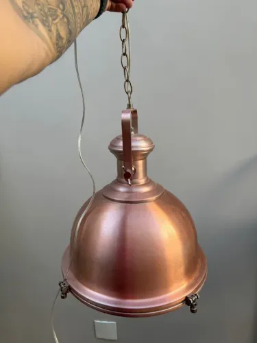 Luminária Pendente Cobre