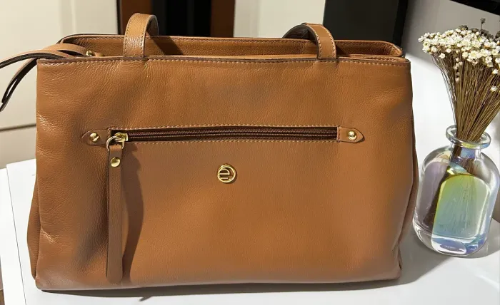 Bolsa Le Postiche Couro Caramelo 